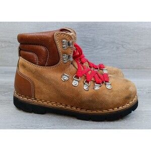 Vintage Kinney Shoes Women's Colorado Brown Leather Hiking Boots Size 6.5M